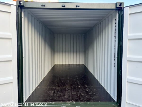 Contenedor verde oscuro de 6 m nuevo IICL6