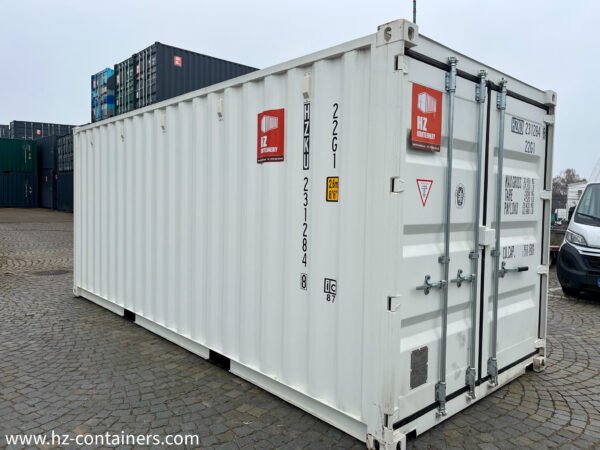 Contenedor de 6 m blanco IICL 6
