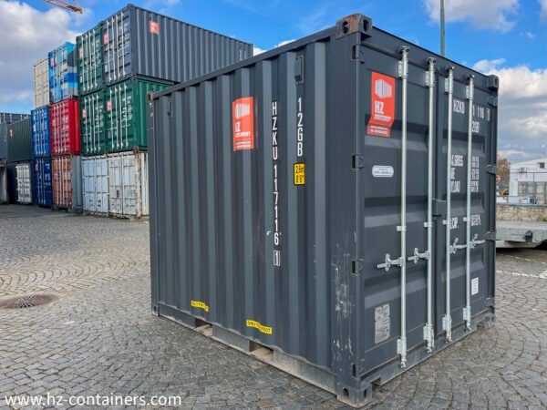 Contenedor de almacenamiento de 10 pies gris usado