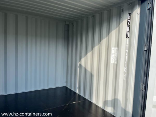 Contenedor de almacenamiento de 10 pies gris usado