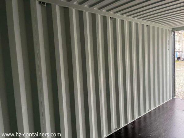 Contenedor marítimo 20 (6 m), gris nuevo