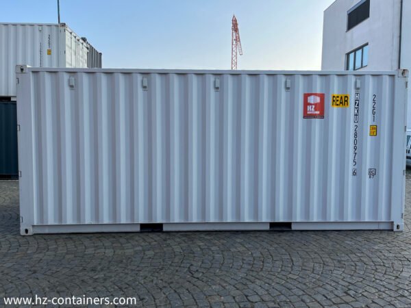 Contenedor de doble puerta blanco para conversión IICL 6 20 pies