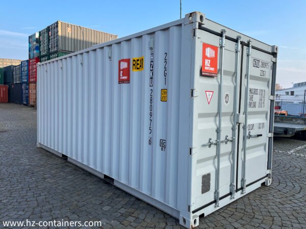 Contenedor de doble puerta blanco para conversión IICL 6 20 pies