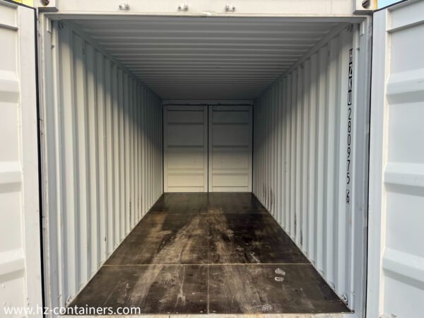Contenedor de doble puerta blanco para conversión IICL 6 20 pies