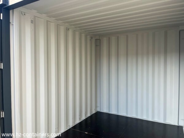 Contenedor de almacenamiento de 10 pies gris usado