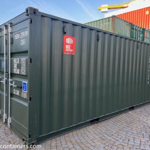 Contenedor verde oscuro de 6 m nuevo IICL6