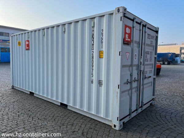 Contenedor de doble puerta blanco para conversión IICL 6 20 pies