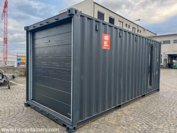 Contenedor marítimo de 20′ con puertas seccionales