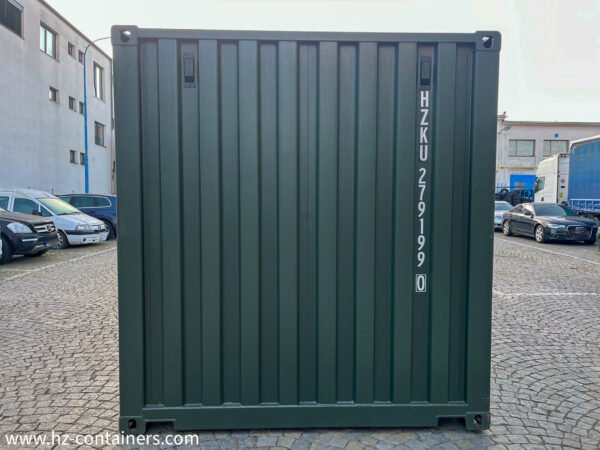 Contenedor verde oscuro de 6 m nuevo IICL6