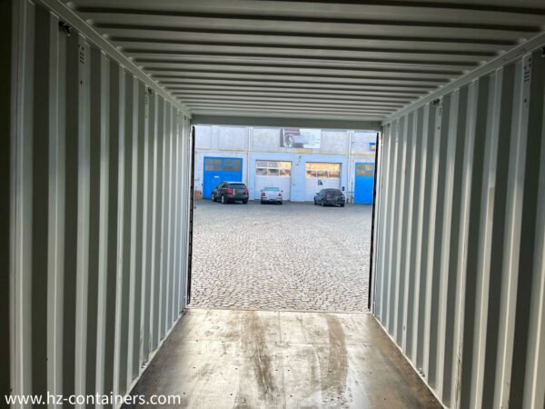 Contenedor de doble puerta blanco para conversión IICL 6 20 pies