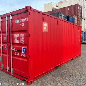 Contenedor de almacenamiento rojo nuevo 6 m