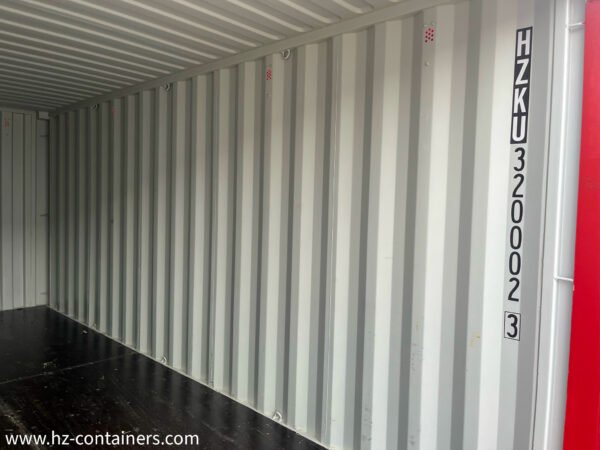 Contenedor de almacenamiento rojo nuevo 6 m