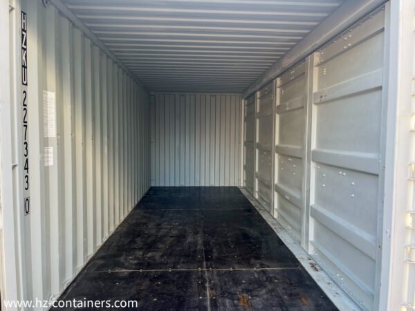 Contenedor maritímo de 20 pies (6 m) open side