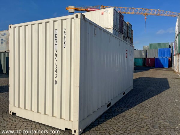 Contenedor maritímo de 20 pies (6 m) open side