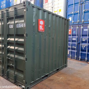 Contenedores usados ​​verde oscuro de 3 m