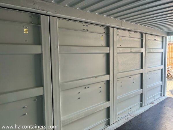 Contenedor maritímo de 20 pies (6 m) open side