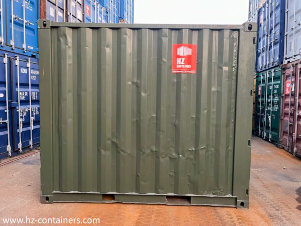 Contenedores usados ​​verde oscuro de 3 m