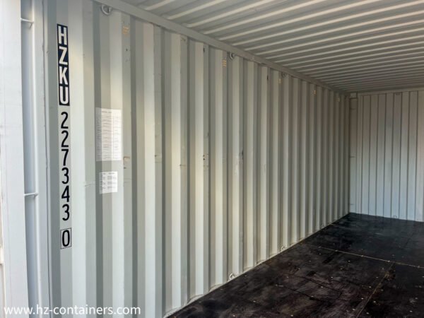 Contenedor maritímo de 20 pies (6 m) open side