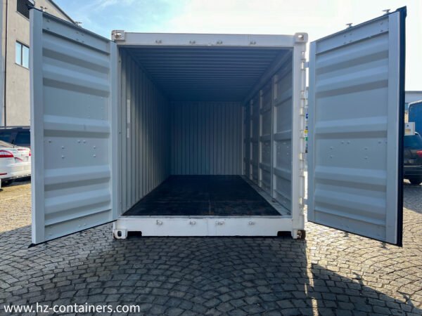 Contenedor maritímo de 20 pies (6 m) open side