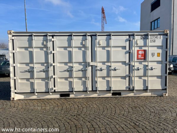 Contenedor maritímo de 20 pies (6 m) open side