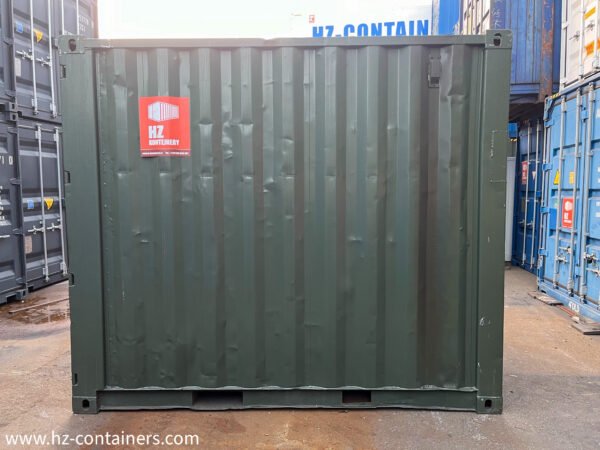 Contenedores usados ​​verde oscuro de 3 m