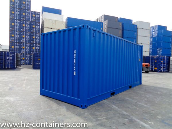 Contenedor marítimo de 20′ con apertura lateral azul IICL6