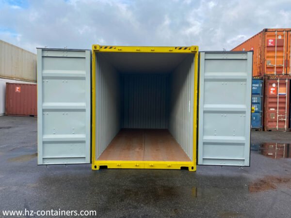 Contenedor de almacenamiento IICL6 de 20’High Cube amarillo