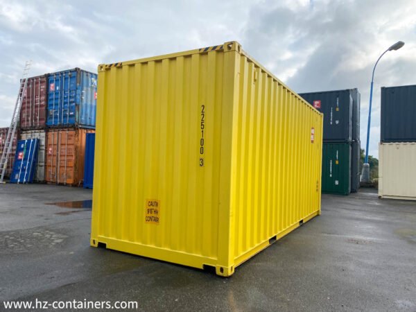 Contenedor de almacenamiento IICL6 de 20’High Cube amarillo