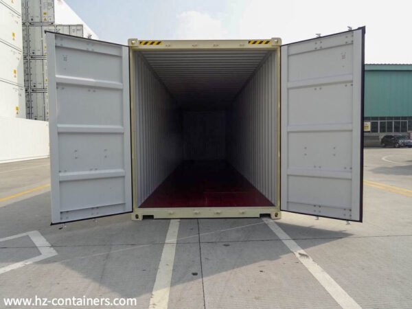 Contenedor marítimo 40′ HC beige calidad IICL 6 nuevo