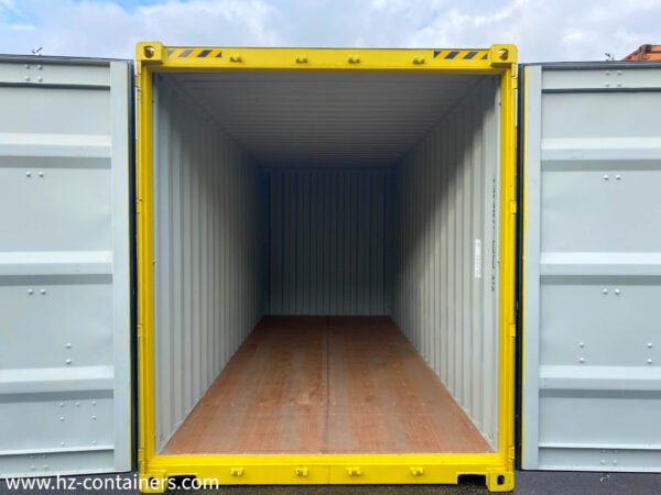 Contenedor de almacenamiento IICL6 de 20’High Cube amarillo