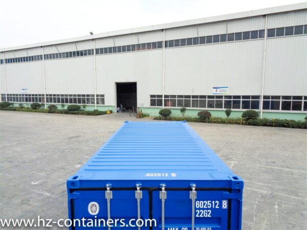 Contenedor marítimo de 20′ con apertura lateral azul IICL6