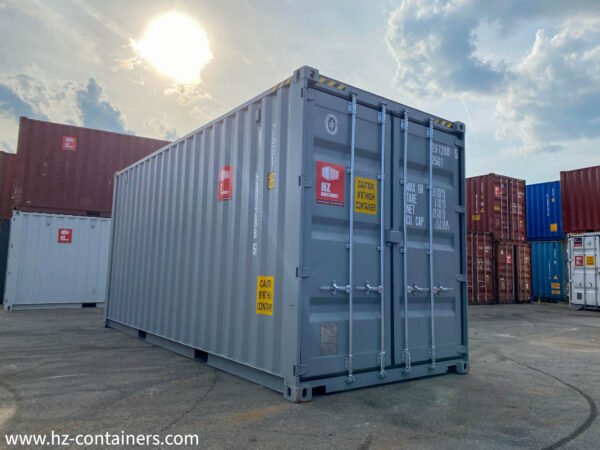 Contenedor de (6m) 20′ High Cube gris nuevo