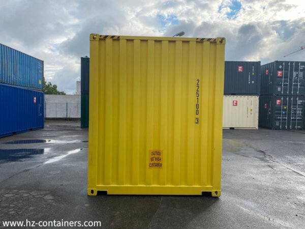 Contenedor de almacenamiento IICL6 de 20’High Cube amarillo
