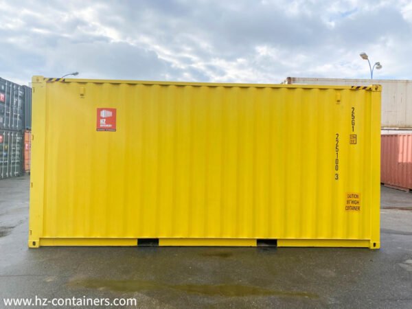 Contenedor de almacenamiento IICL6 de 20’High Cube amarillo