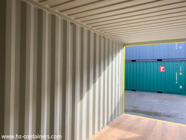 Contenedor de almacenamiento IICL6 de 20’High Cube amarillo