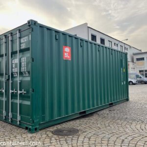 Contenedores marítimos de 20’ pies verde nuevo