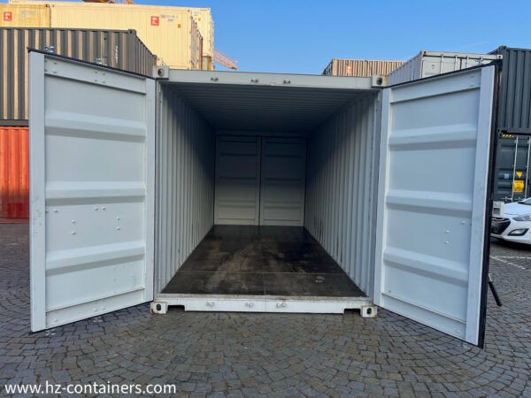 Contenedor de doble puerta blanco para conversión IICL 6 20 pies
