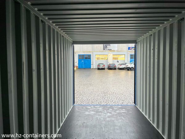 Contenedor de 6 m con puerta doble azul (2x puertas) IICL6