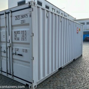 Contenedor de doble puerta blanco para conversión IICL 6 20 pies