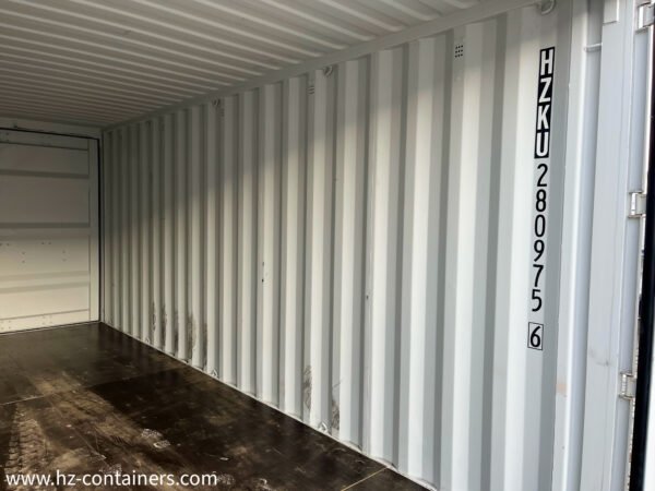 Contenedor de doble puerta blanco para conversión IICL 6 20 pies