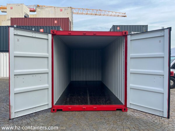 Contenedor de almacenamiento rojo nuevo 6 m