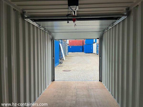 Contenedor marítimo de 20′ con puertas seccionales