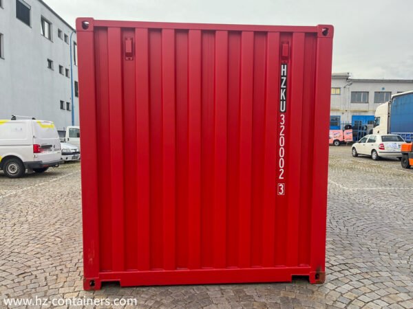 Contenedor de almacenamiento rojo nuevo 6 m