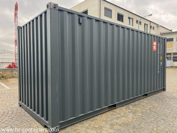 Contenedor marítimo 20 (6 m), gris nuevo