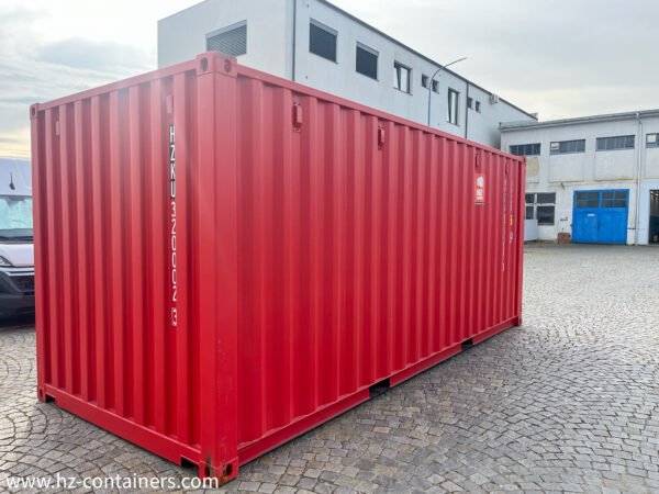 Contenedor de almacenamiento rojo nuevo 6 m