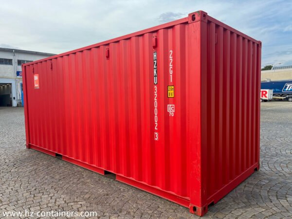 Contenedor de almacenamiento rojo nuevo 6 m