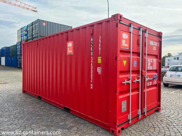 Contenedor de almacenamiento rojo nuevo 6 m