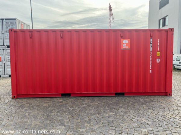 Contenedor de almacenamiento rojo nuevo 6 m