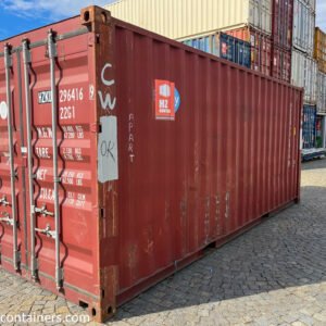 Contenedor marítimo Cargo Worthy de 6 m (20′), usado